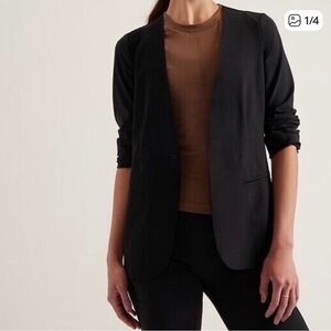 Athleta Black Avenues Blazer